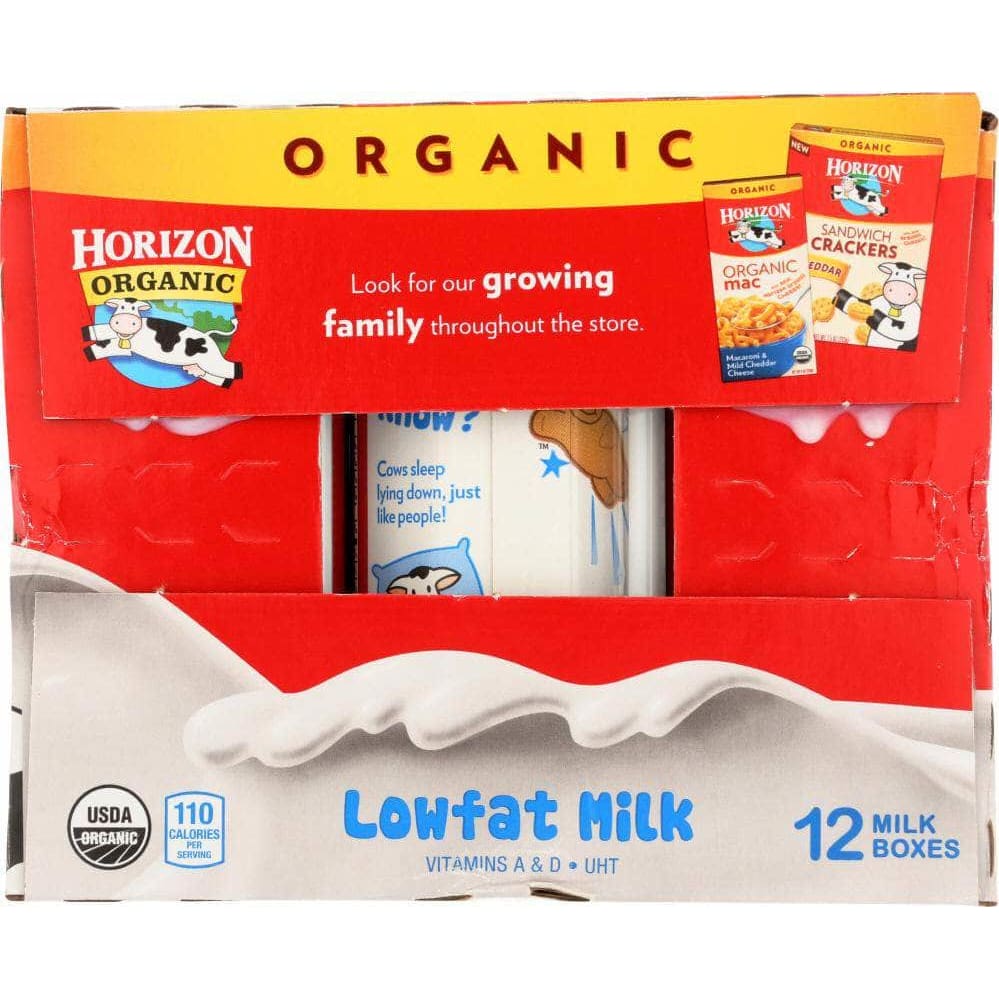 Horizon Organic Horizon Organic Lowfat Milk, 12 Count