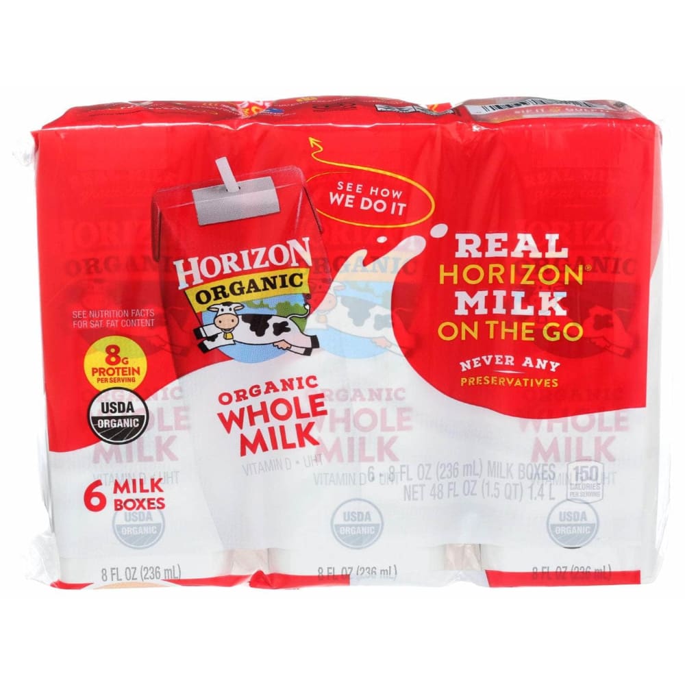 HORIZON HORIZON Organic Whole Milk 6 Count, 48 fo