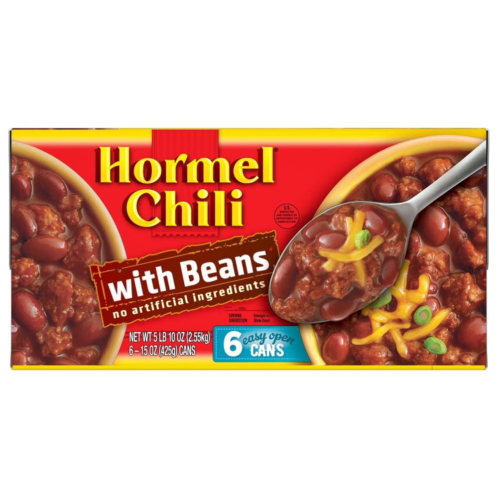 Hormel Chili with Beans 6 pk./15 oz. - Hormel