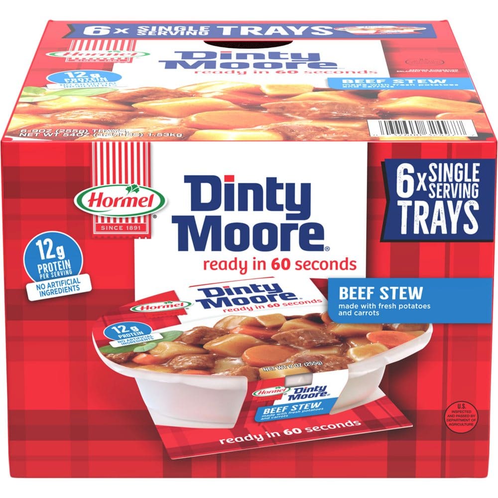 Hormel Compleats Dinty Moore Beef Stew (9 oz. 6 pk.) - Limited Time Pantry - ShelHealth