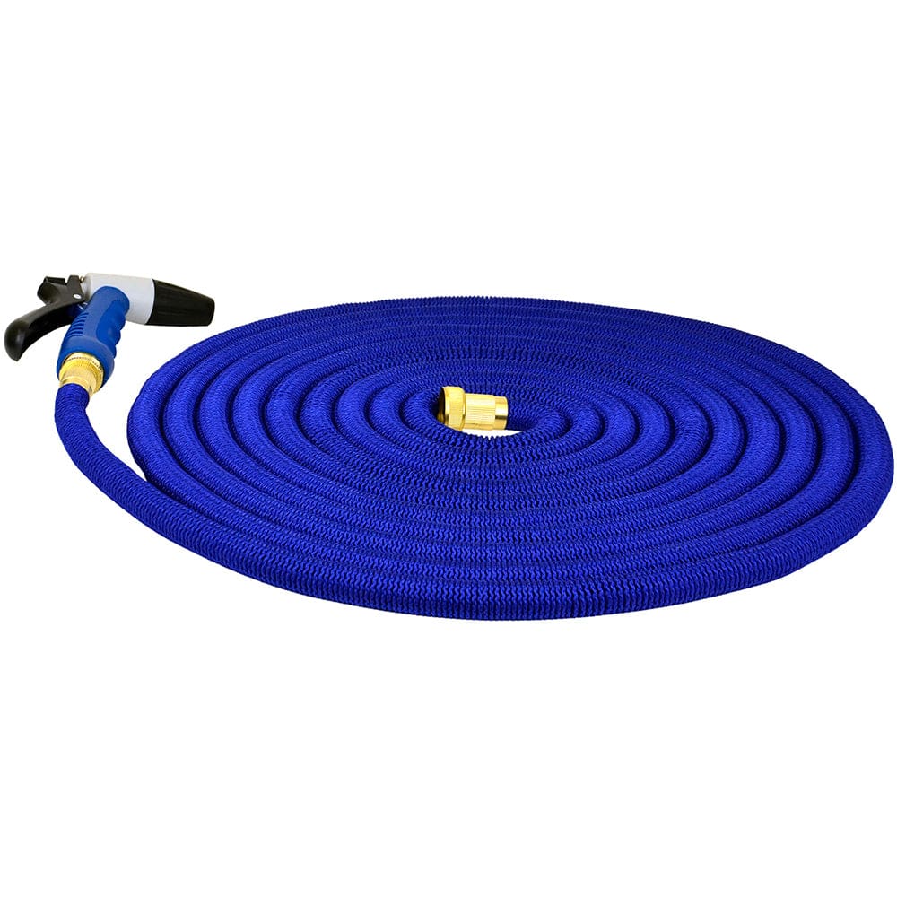 HoseCoil Expandable 75’ Hose w/ Nozzle & Bag - Boat Outfitting | Cleaning,Boat Outfitting | Deck / Galley - HoseCoil