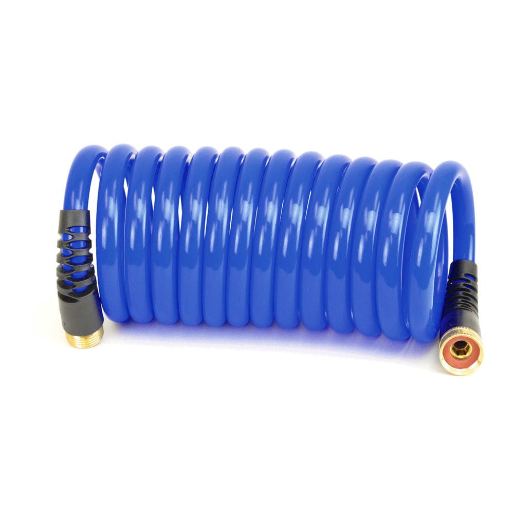 HoseCoil PRO 15’ w/ Dual Flex Relief 1/ 2 ID HP Quality Hose - Boat Outfitting | Cleaning,Boat Outfitting | Deck / Galley - HoseCoil