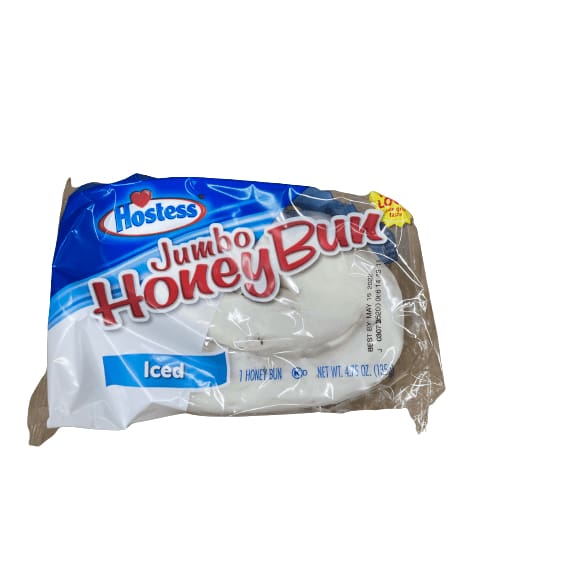 Hostess Iced Honey Bun HOSTESS Jumbo Bun, Single Serve, 4.75 oz