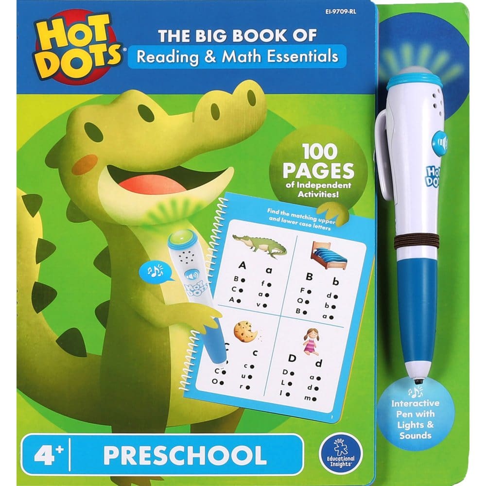 Hot Dots Deluxe Pre-Kindergarten Learning Set - Kids Books - Hot