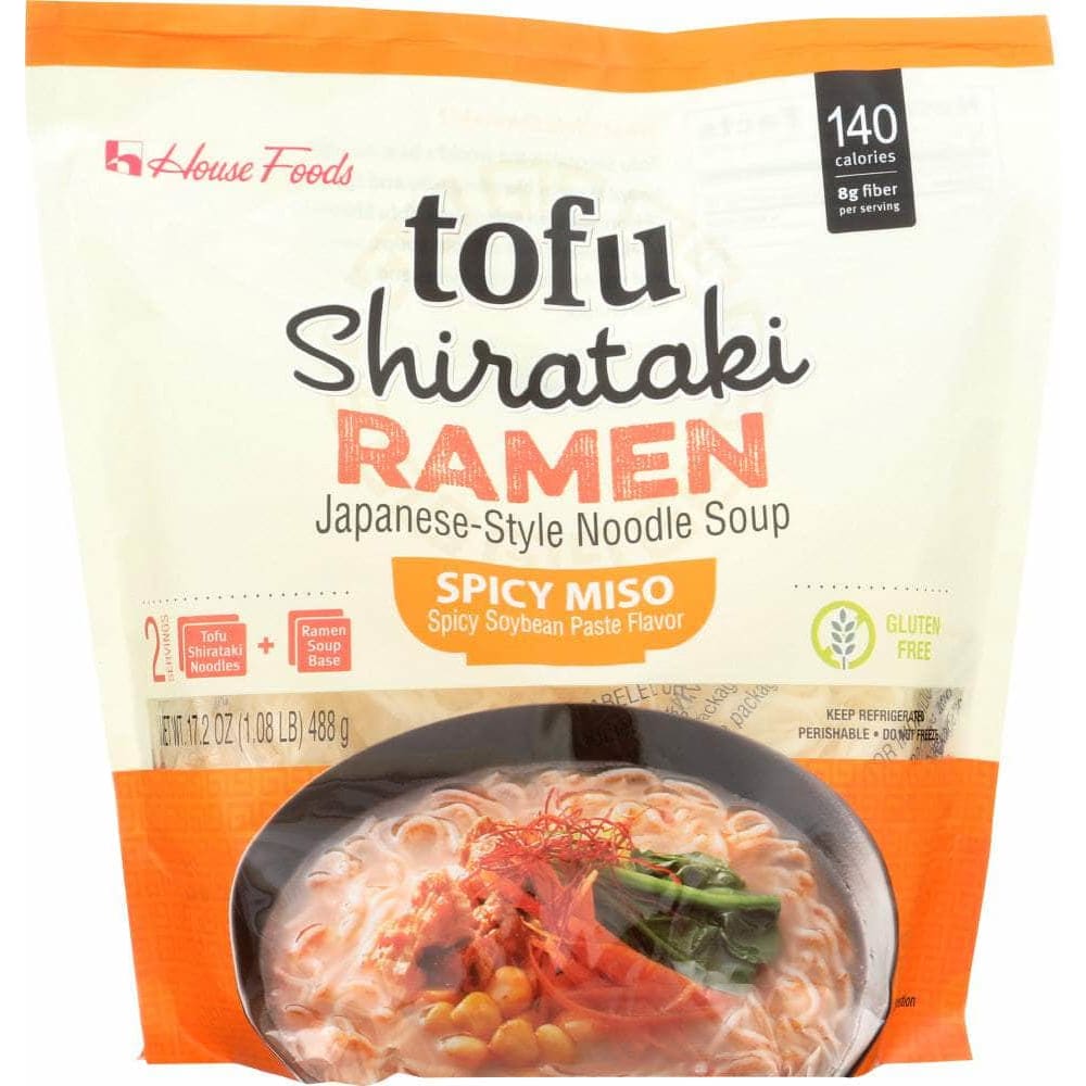 House Foods House Foods Tofu Shirataki Ramen Noodle Soup Spicy Miso, 17.2 oz