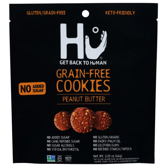 HU: Cookies Peanut Butter 2.25 OZ (Pack of 4) - Cookies - HU
