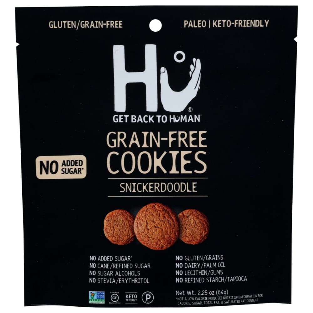 HU: Snickerdoodle Grain Free Cookies 2.25 oz (Pack of 4) - HU