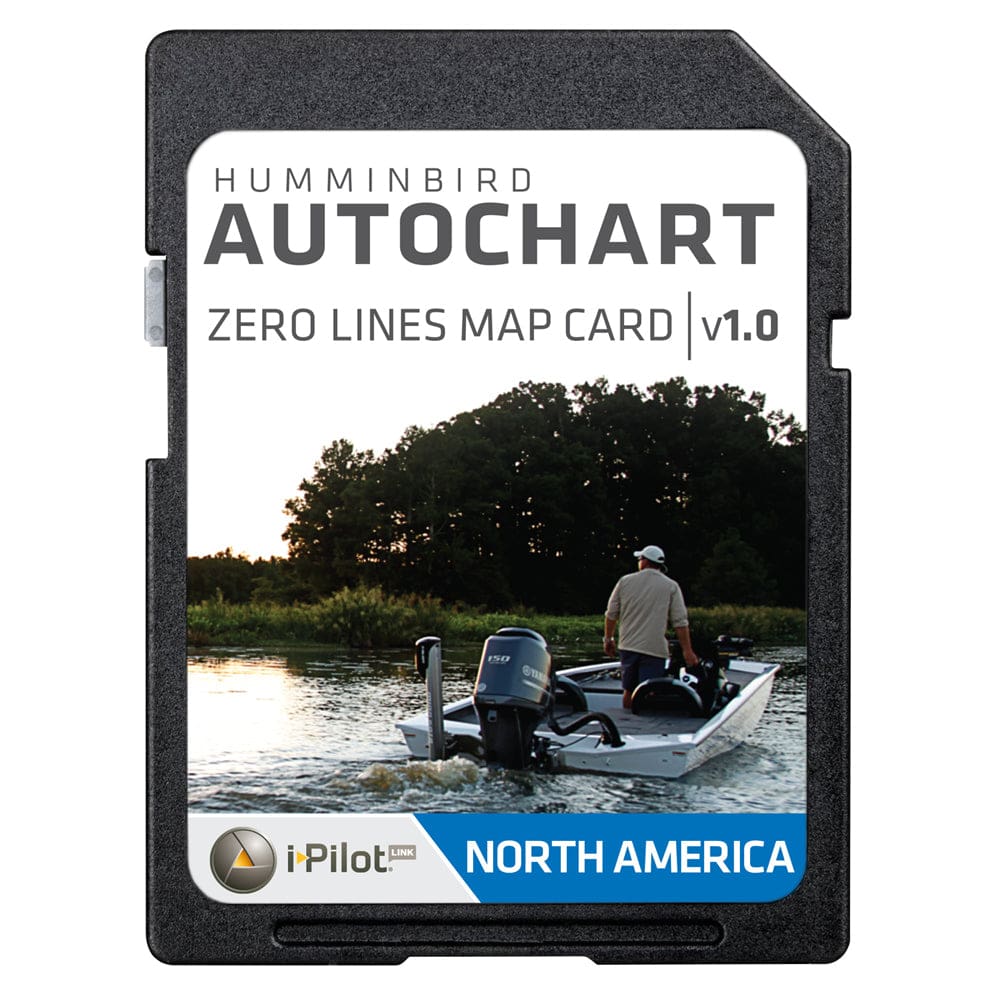 Humminbird AutoChart Zero Lines Map Card - Cartography | Humminbird - Humminbird