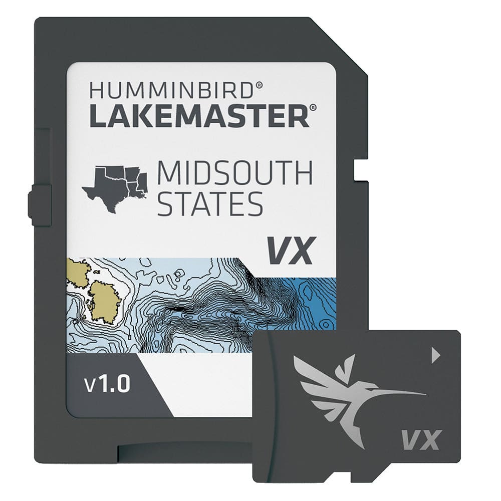 Humminbird LakeMaster® VX - Mid-South States - Cartography | Humminbird - Humminbird