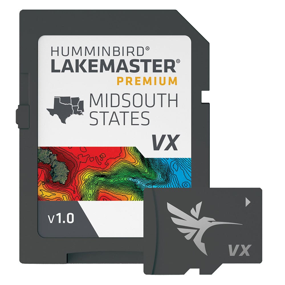 Humminbird LakeMaster® VX Premium - Mid-South States - Cartography | Humminbird - Humminbird