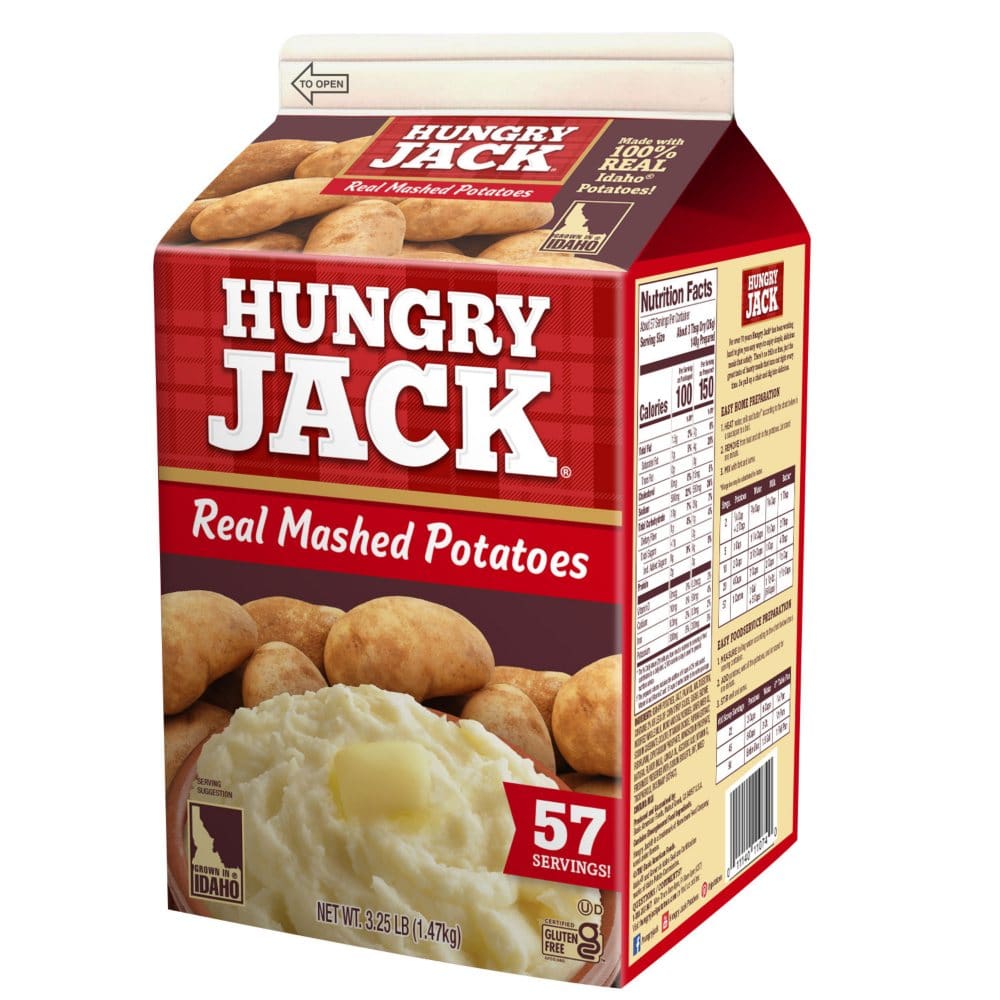 Hungry Jack Mashed Potatoes (3.25 lbs.) - Pasta & Boxed Meals - Hungry Jack