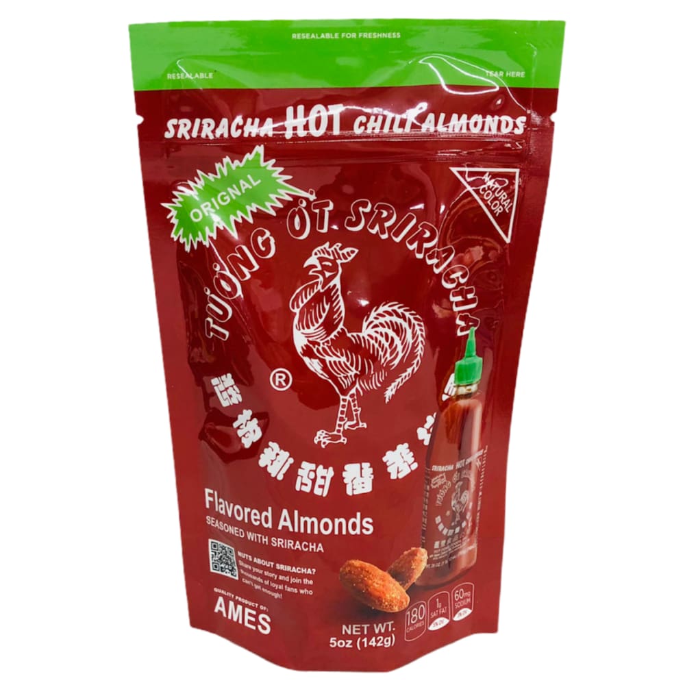 HUY FONG: Sriracha Hot Chili Almonds 5 oz (Pack of 4) - Grocery > Pantry > Condiments - HUY FONG