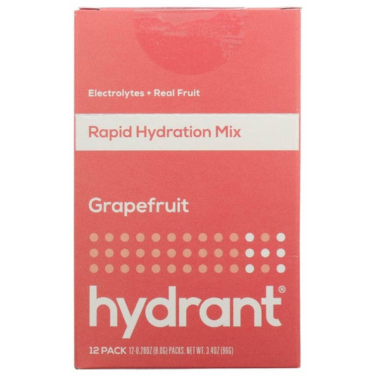 HYDRANT Hydrant Hydration Grapefruit 12Pk, 12 Ea