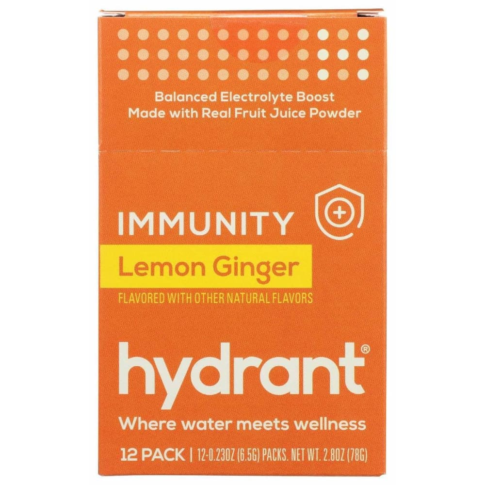 HYDRANT Hydrant Hydration Imnty Lmn Gngr, 12 Ea