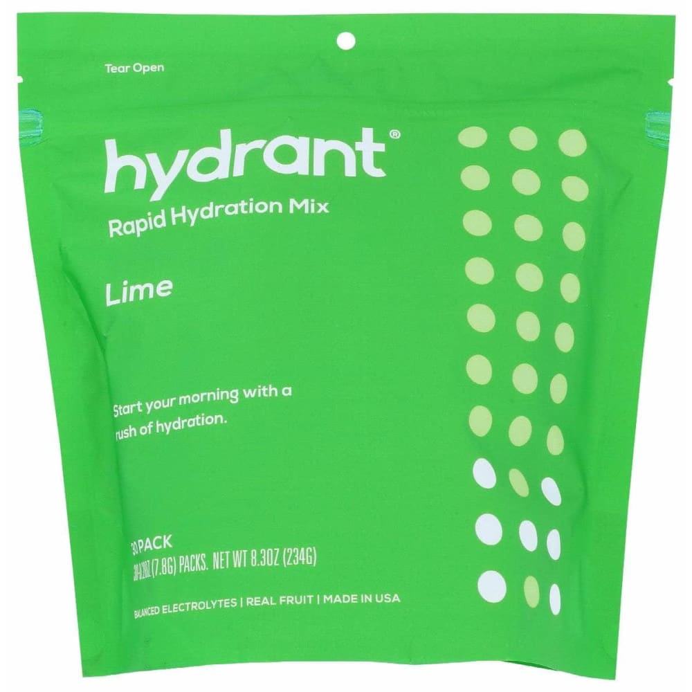 HYDRANT Hydrant Hydration Lime 30Pkt, 30 Ea