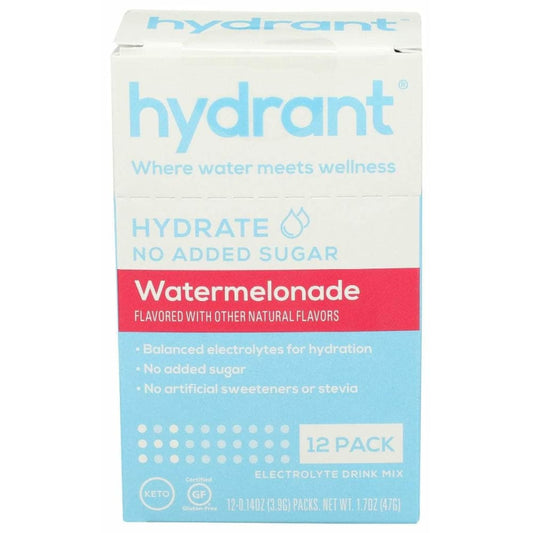 HYDRANT Hydrant Hydration Watermelonade No Added Sugar, 12 Ea
