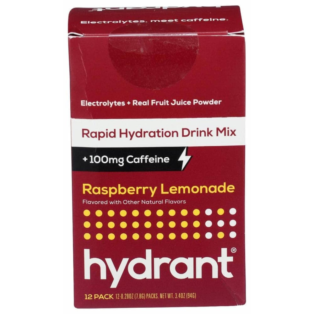 HYDRANT Hydrant Rapid Hydration Mix Raspberry Lemonade, 12 Ea