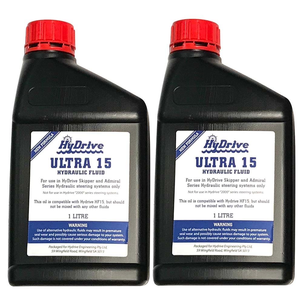 HyDrive Ultra 15 Oil Quantity 2 - 1 Liter Bottles - Boat Outfitting | Adhesive/Sealants - HyDrive