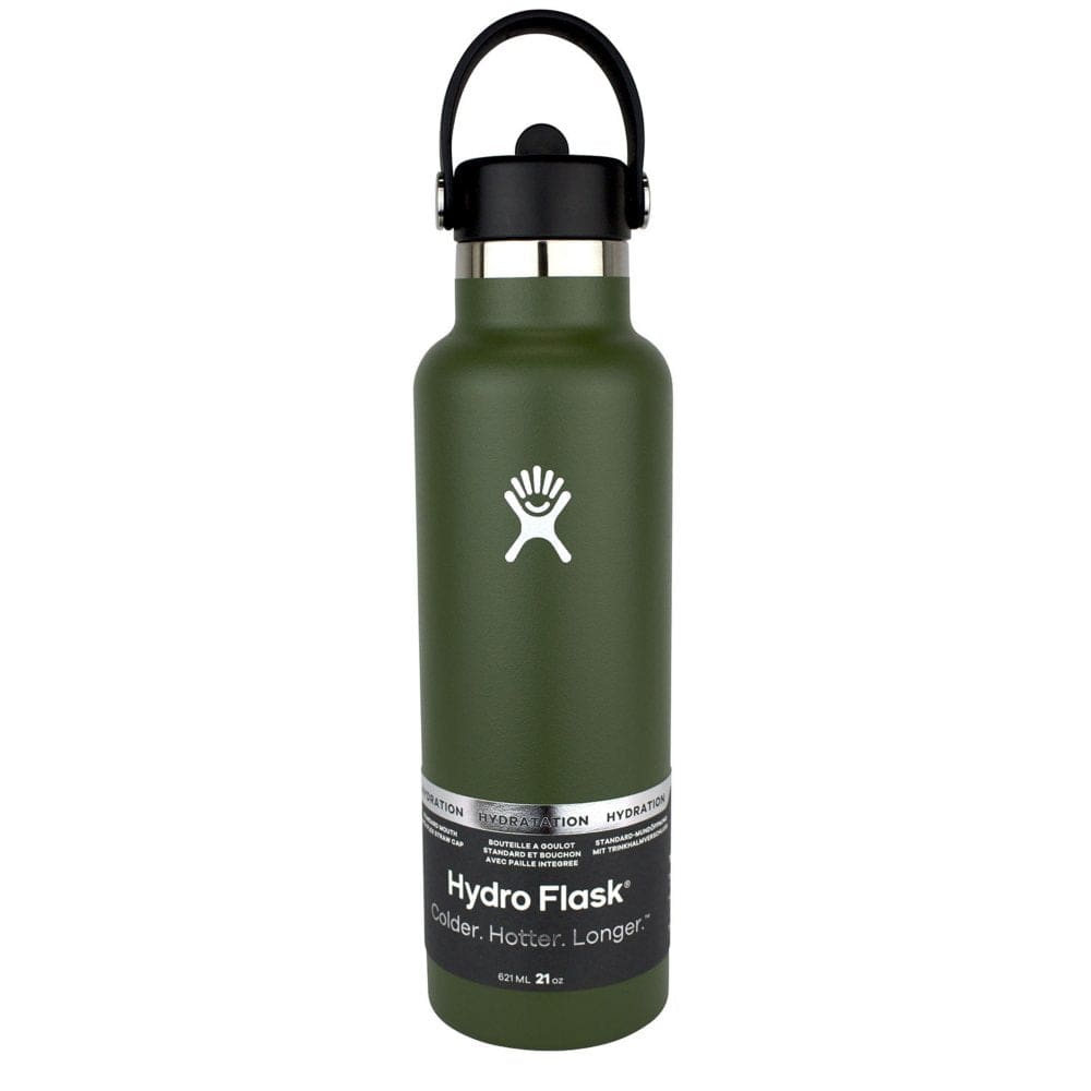 Hydro Flask 21-oz Standard Mouth With Flex Straw Cap Water Bottle - Drinkware - ShelHealth