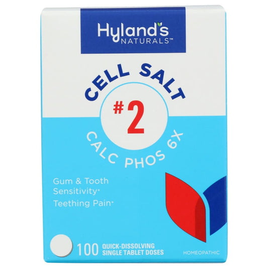 HYLAND: Cell Salt 2 Calc Phos 6X 100 TB (Pack of 2) - Health > Natural Remedies - HYLAND