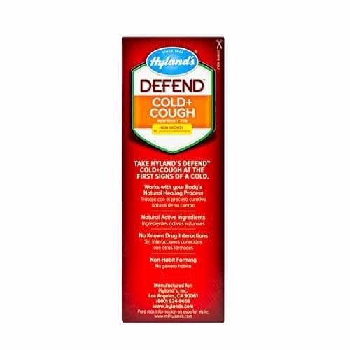 HYLANDS Hyland Defend Cold And Cough, 4 Oz