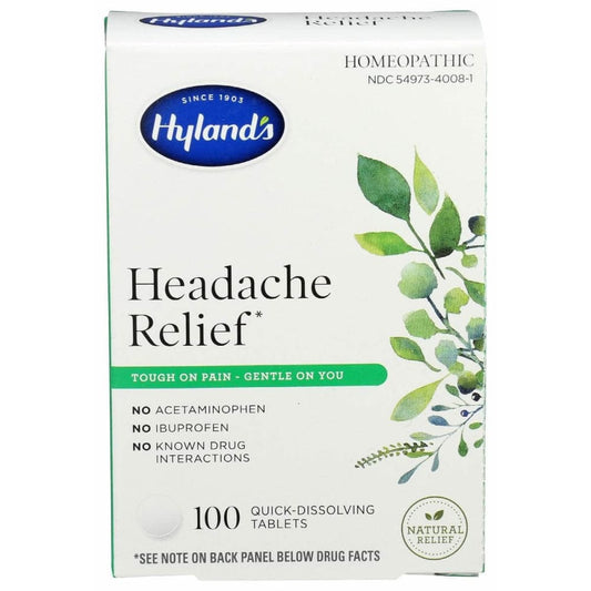 HYLAND Hyland Headache Relief, 100 Tb