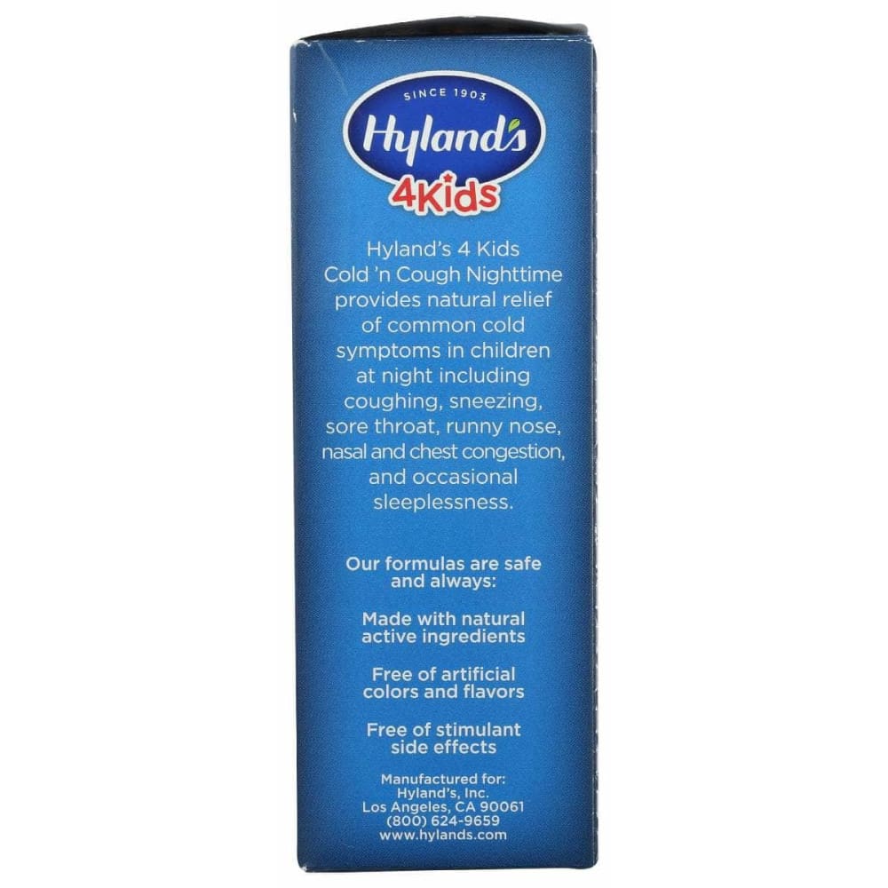HYLAND Hyland Kid Cld N Cgh Nght Grp Fl, 4 Oz