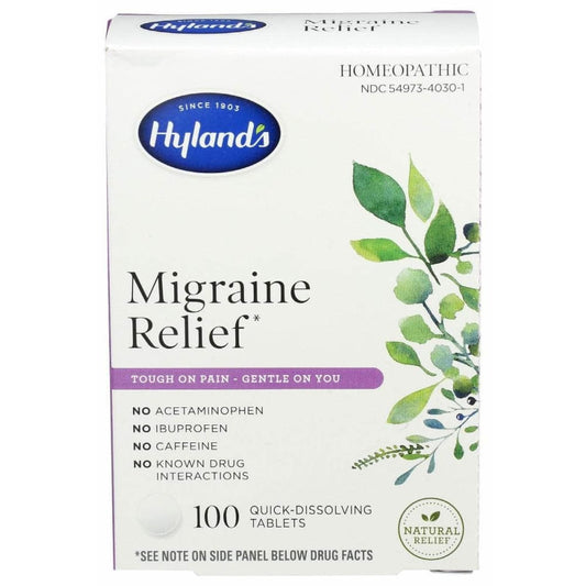 HYLAND Hyland Migraine Relief, 100 Tb