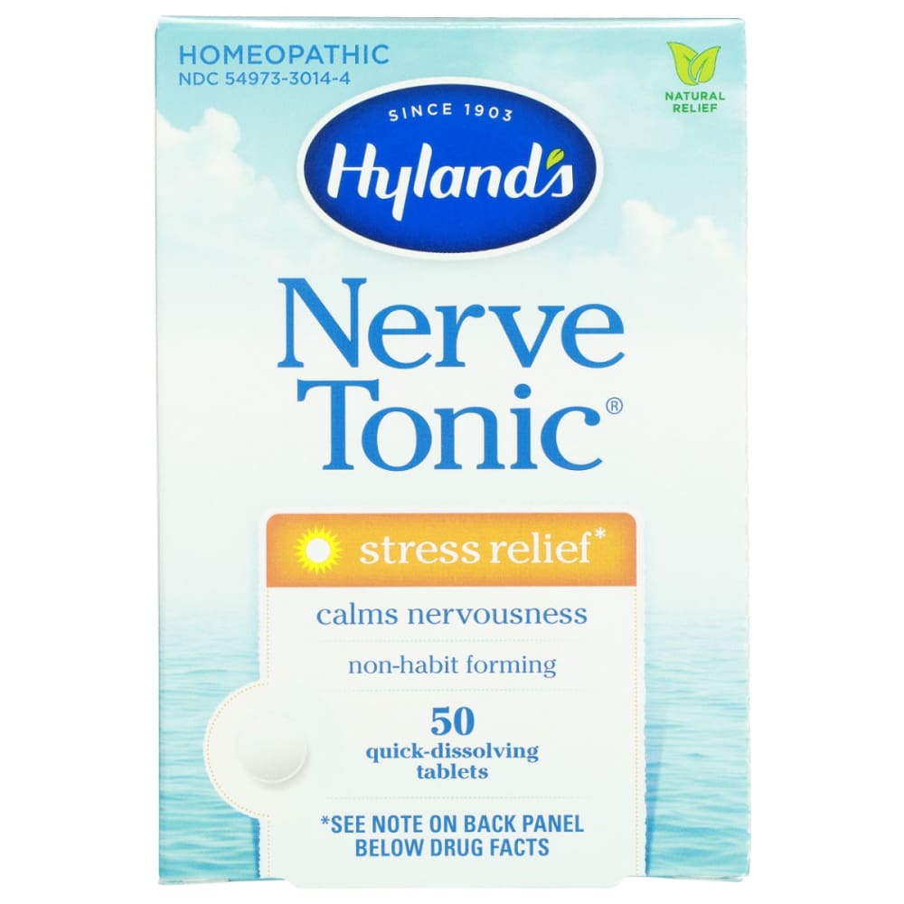 HYLAND: Nerve Tonic Tablets 50 TB (Pack of 3) - Vitamins & Supplements > Miscellaneous Supplements - HYLAND