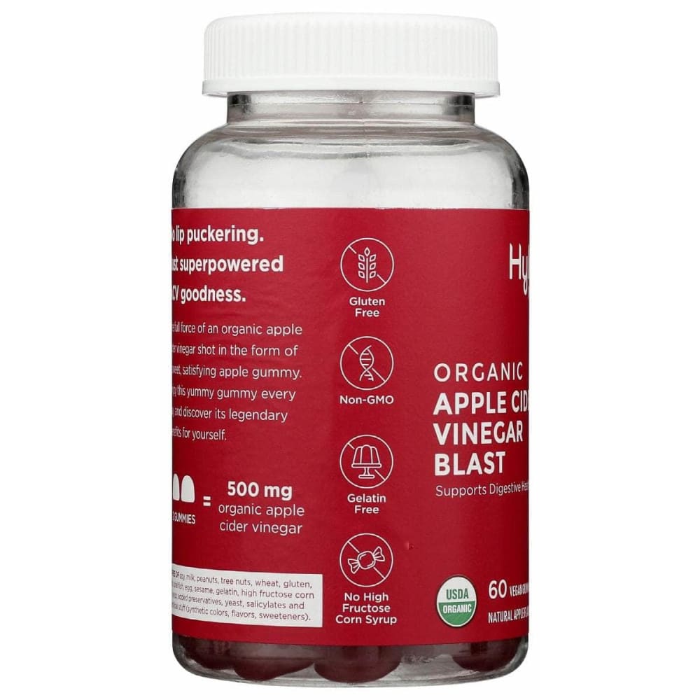 HYLAND Vitamins & Supplements > Food Supplements HYLAND: Organic Apple Cider Vinegar Blast Gummies, 60 pc