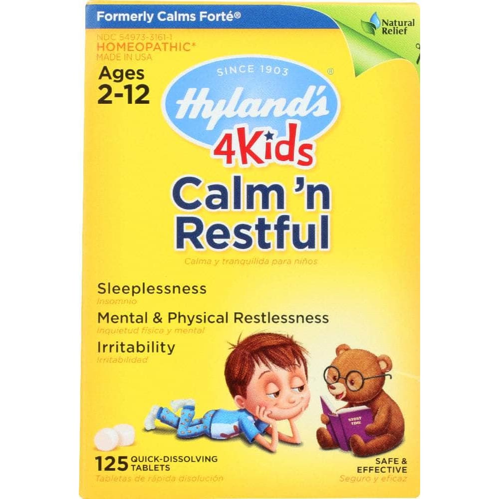 HYLANDS Hyland'S 4 Kids Calm 'N Restful, 125 Quick Dissolving Tablets