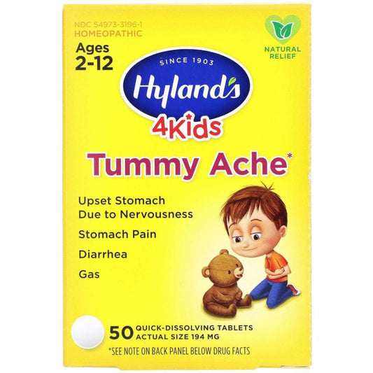 HYLAND'S Hylands 4 Kids Tummy Ache, 50 Tb