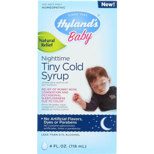 HYLANDS Hyland'S Baby Nighttime Tiny Cold Syrup, 4 Oz