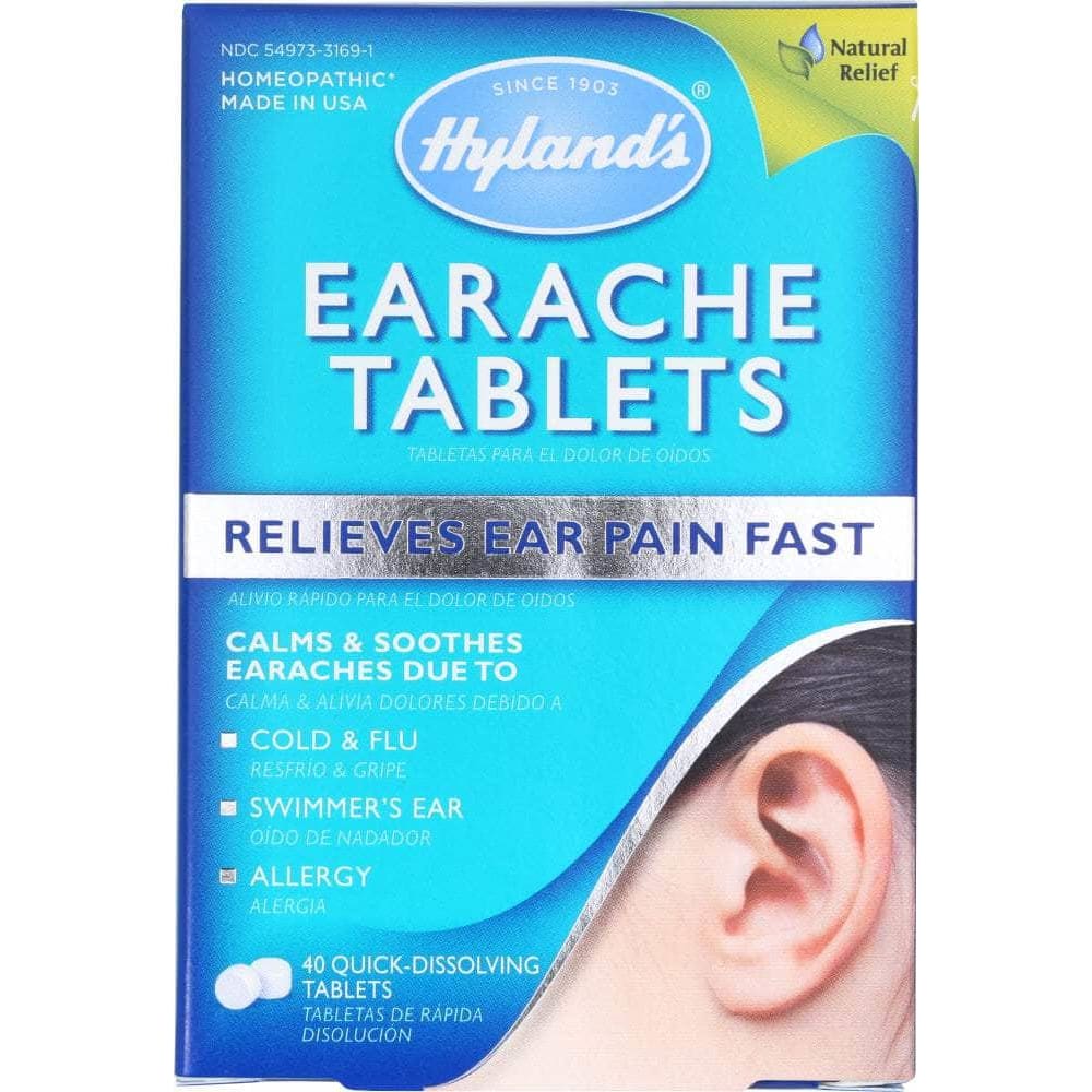 HYLANDS Hyland'S Homeopathic Earache Tablets, 40 Tablets