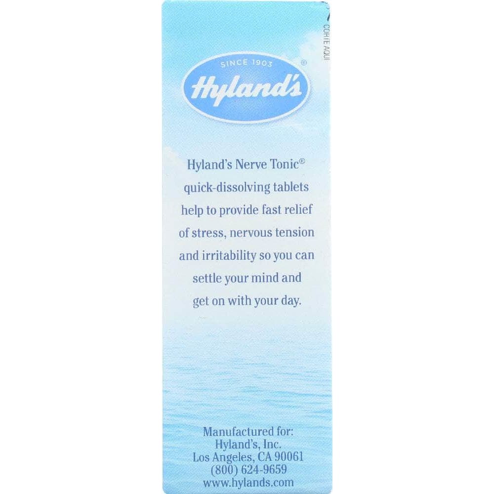 HYLANDS Hyland'S Nerve Tonic, 500 Tablets