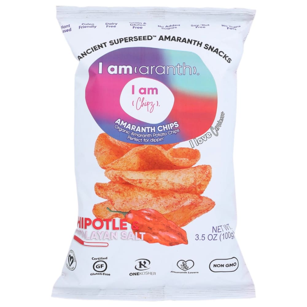 I AMARANTH: Chipotle and Himalayan Salt Chips 3.5 oz (Pack of 5) - I AMARANTH
