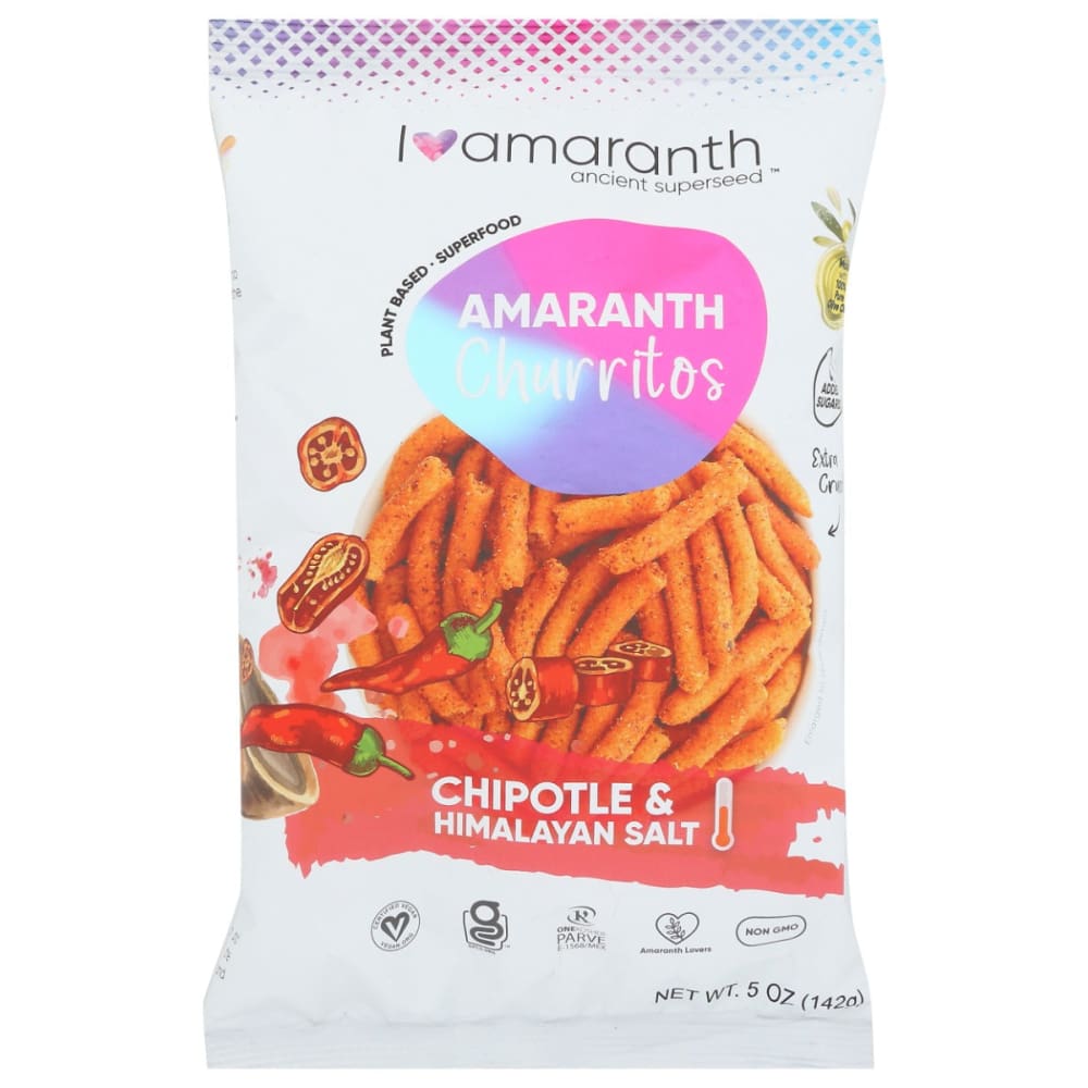 I AMARANTH: Churritos Chiptl Hm Salt 5 OZ (Pack of 5) - Snacks Other - I AMARANTH