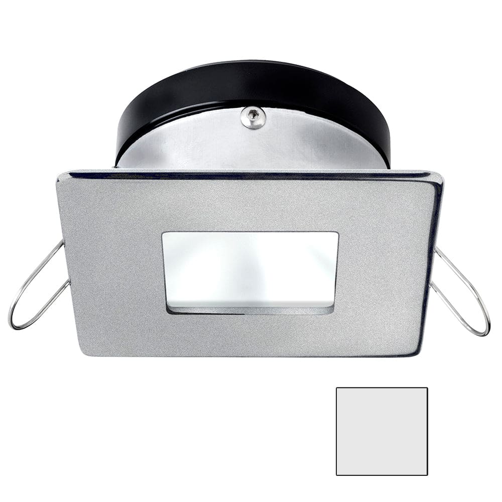 i2Systems Apeiron A1110Z - 4.5W Spring Mount Light - Square/ Square - Cool White - Brushed Nickel Finish - Lighting | Dome/Down Lights -