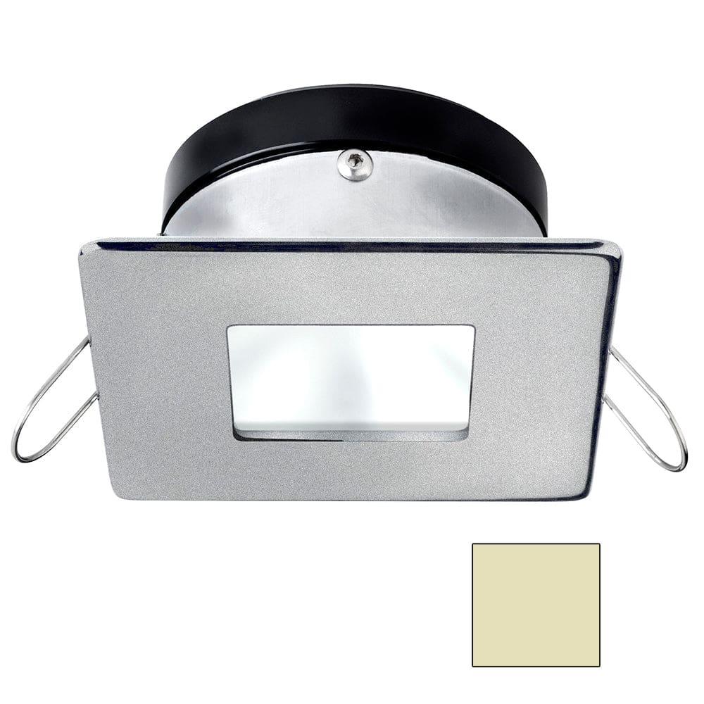i2Systems Apeiron A1110Z - 4.5W Spring Mount Light - Square/ Square - Warm White - Brushed Nickel Finish - Lighting | Dome/Down Lights -