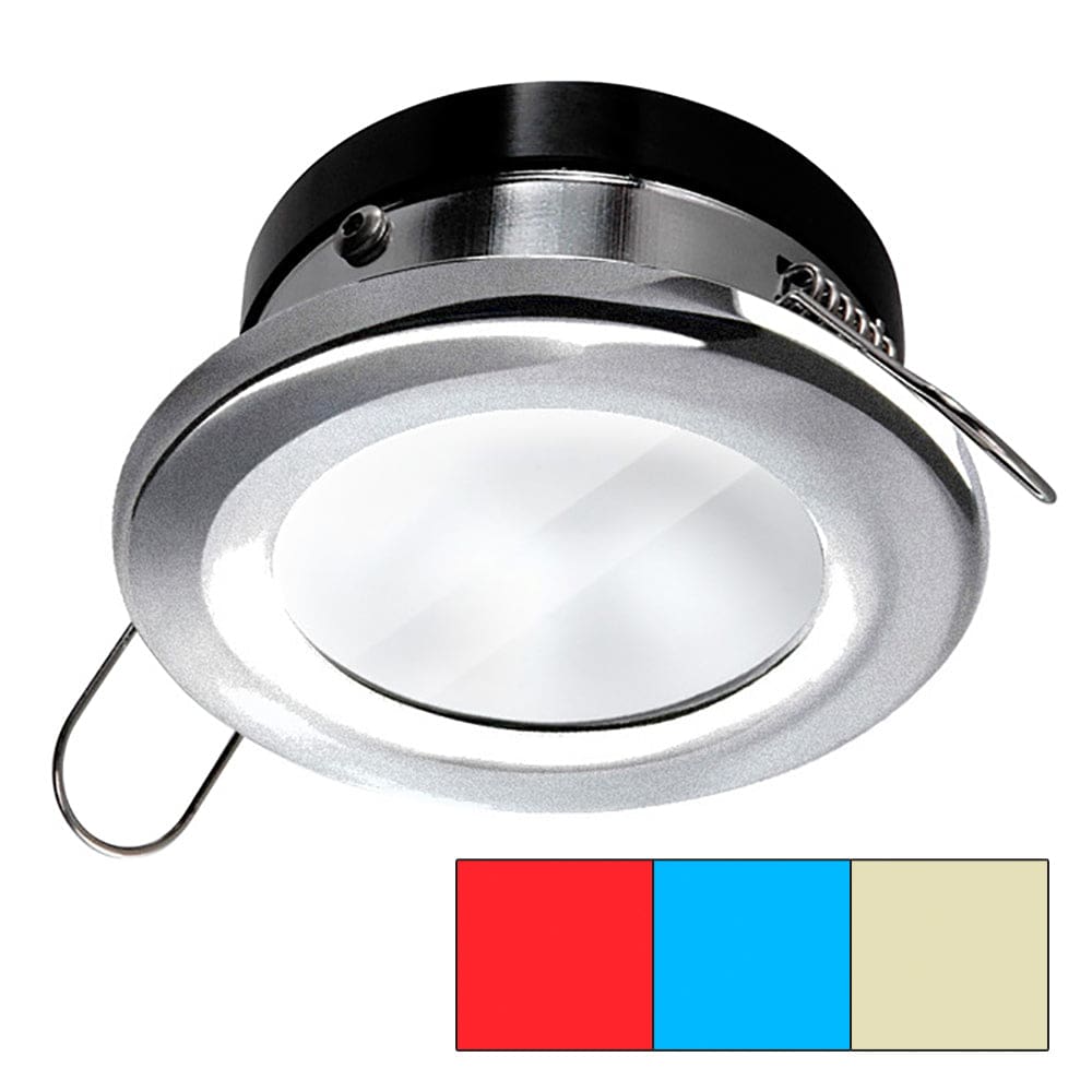 i2Systems Apeiron A1120 Spring Mount Light - Round - Red Warm White & Blue - Brushed Nickel - Lighting | Dome/Down Lights - I2Systems Inc