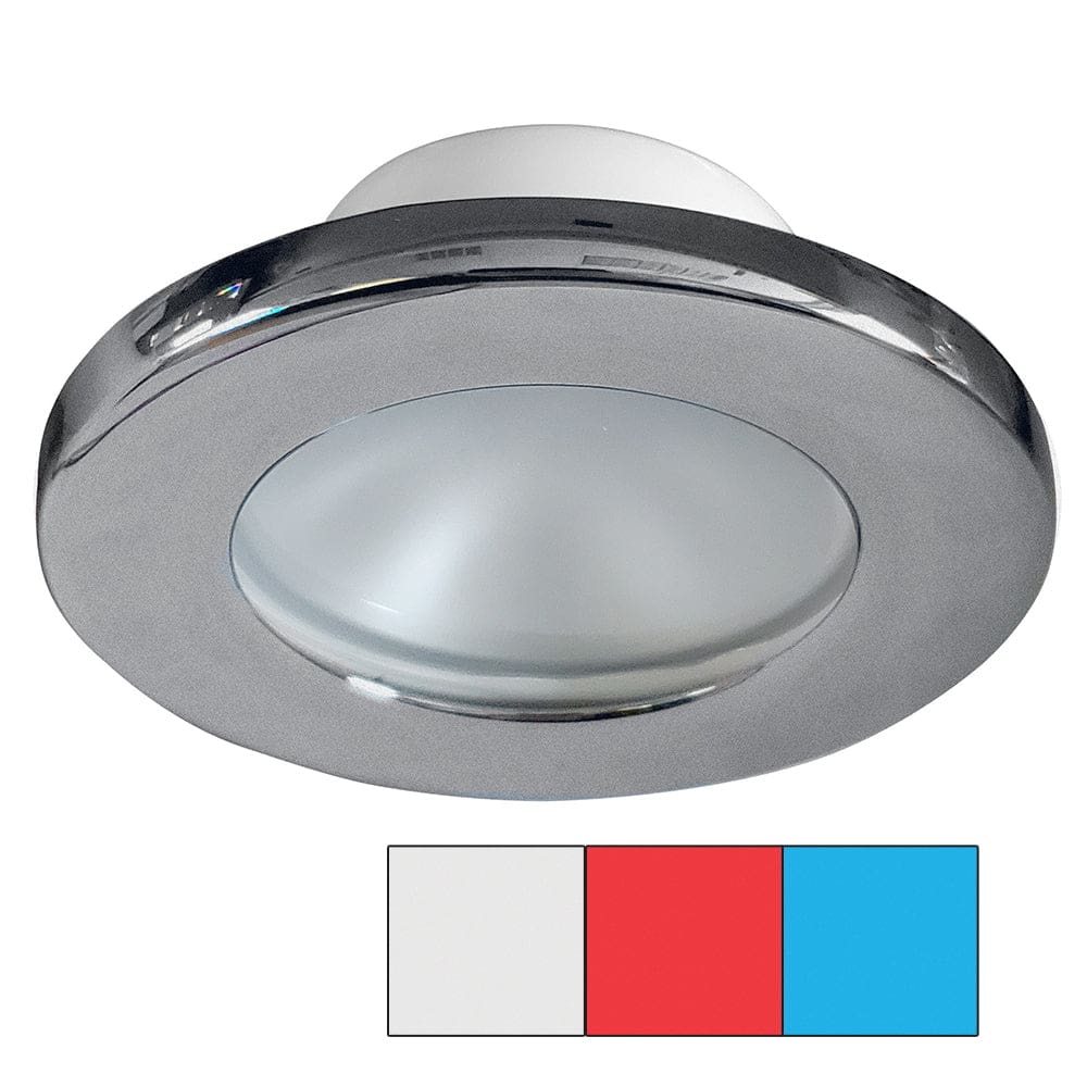 i2Systems Apeiron A3120 Screw Mount Light - Red Cool White & Blue - Brushed Nickel Finish - Lighting | Dome/Down Lights - I2Systems Inc