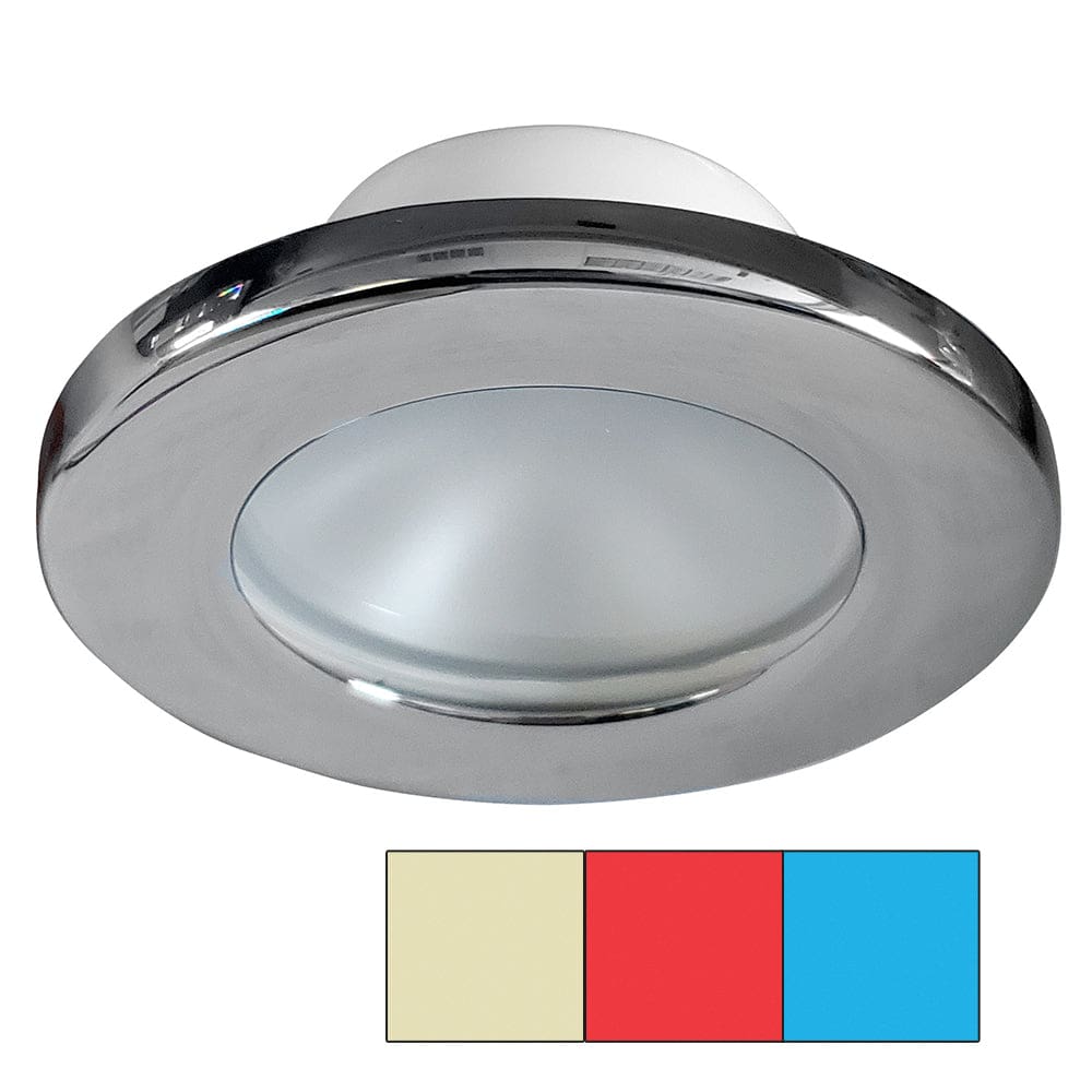 i2Systems Apeiron A3120 Screw Mount Light - Red Warm White & Blue - Chrome Finish - Lighting | Dome/Down Lights - I2Systems Inc
