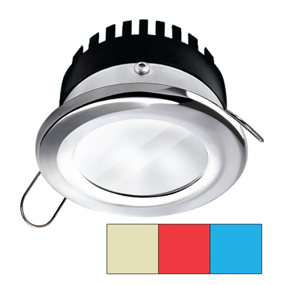 i2Systems Apeiron™ Pro A503 - 3W - Round - Cool White/ Red/ Blue - Round - Off White Finish - Lighting | Dome/Down Lights - I2Systems Inc