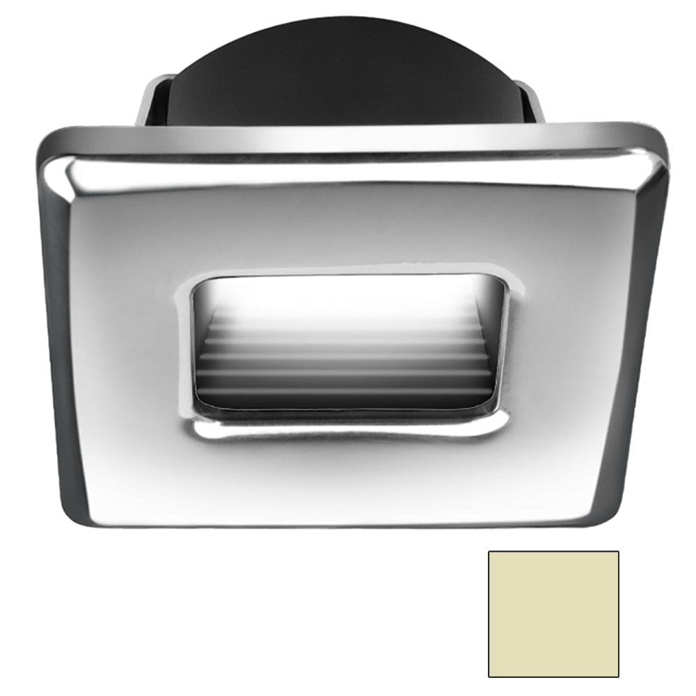 i2Systems Ember E1150Z Snap-In - Polished Chrome - Square - Warm White Light - Lighting | Interior / Courtesy Light - I2Systems Inc