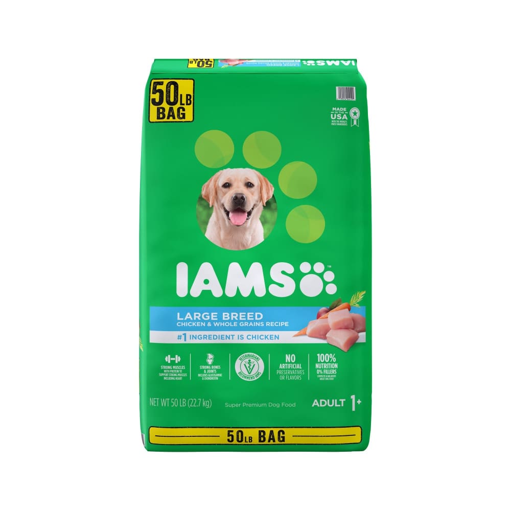 IAMS ProActive Health Adult Large Breed Dry Dog Food 50 lbs. - IAMS