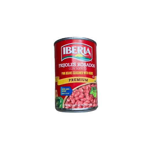 Iberia Iberia Premium Pink Beans, Seasoned With Herbs, 15.5 Oz