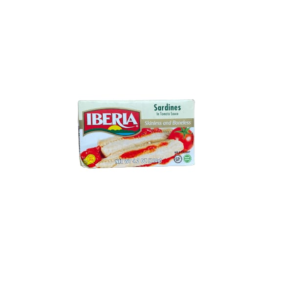 Iberia Iberia Sardines In Tomato Sauce Skinless and Boneless, 4.2 oz.