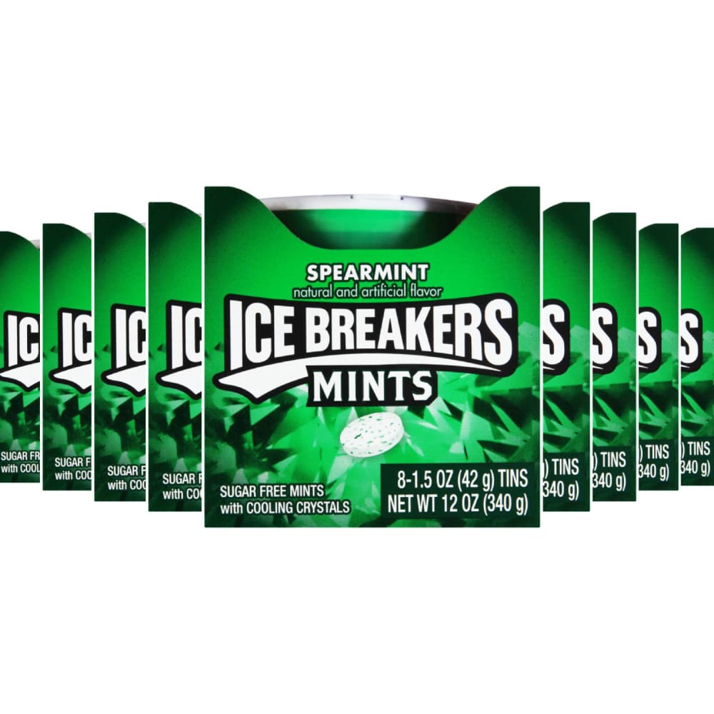 Ice Breakers Sugar Free Mints Spearmint 8 ct - 24 Pack - 192 ct) Grocery - Ice Breakers