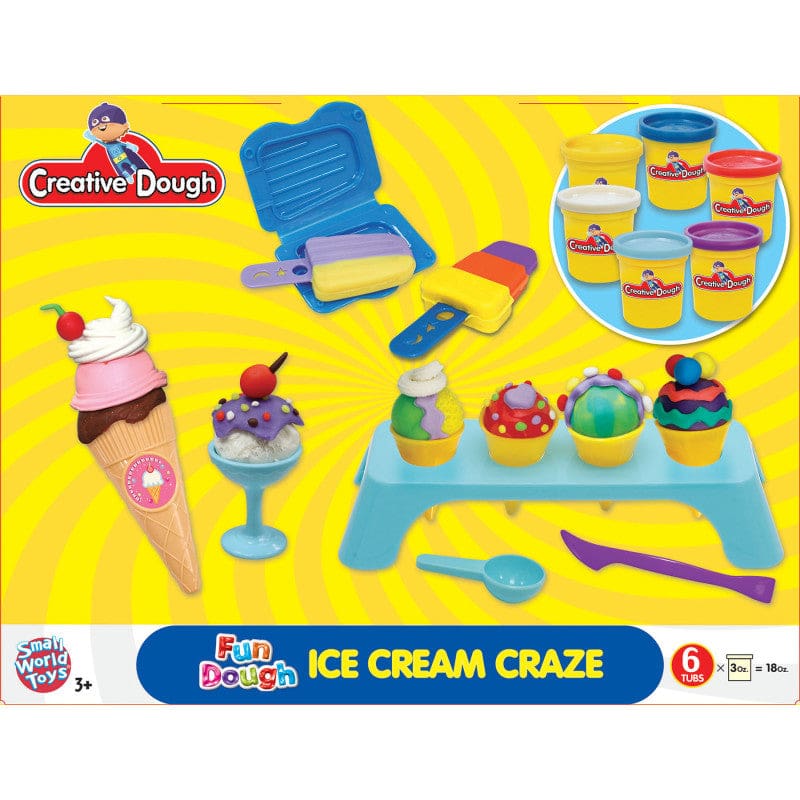 Ice Cream Craze Fun Dough - Dough & Dough Tools - Small World Toys