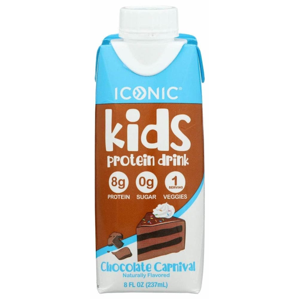 ICONIC ICONIC Kids Protein Rtd Chocolat, 8 fo